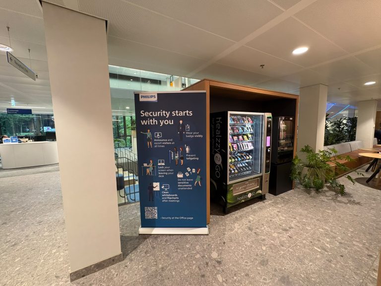 Healzzy2GO plaatst duurzame vendingoplossing in Philips Worldwide HQ